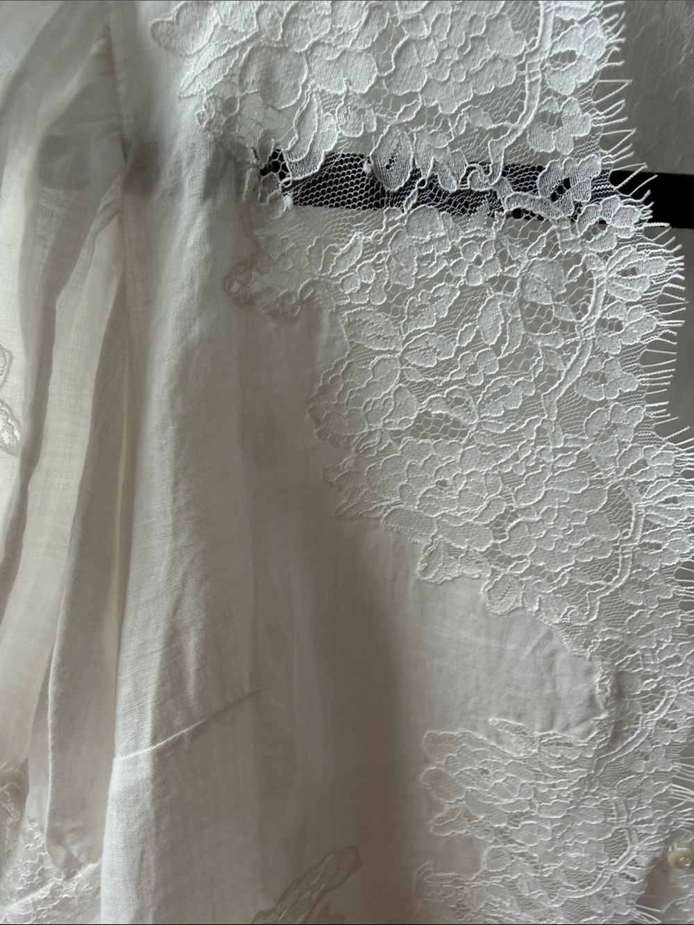 Doen White Lace blouse - Picture 9 of 11
